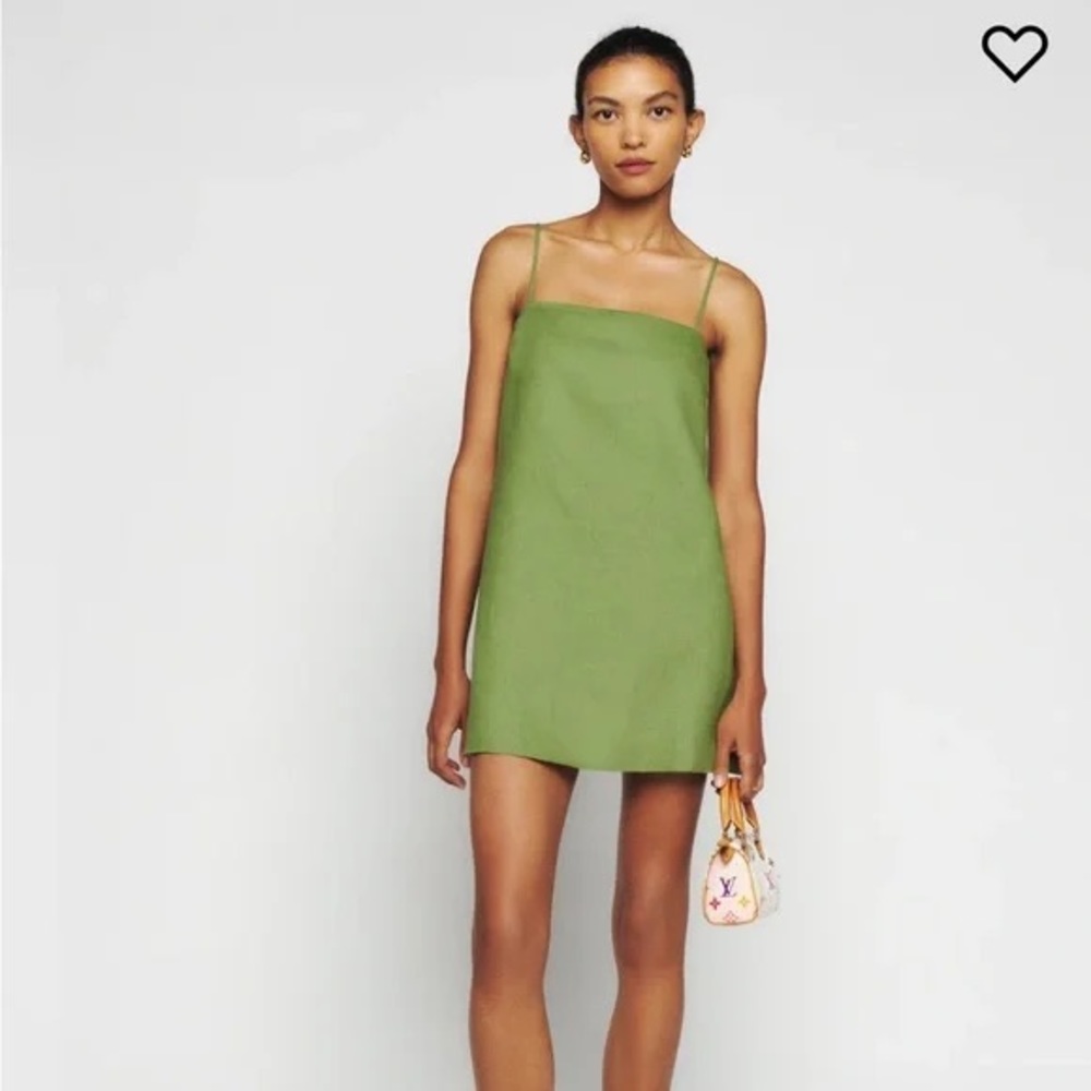 Reformation Aubree Linen Dress